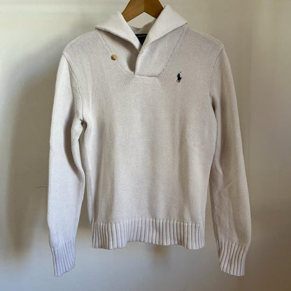 Maglione Ralph Lauren bianco taglia L