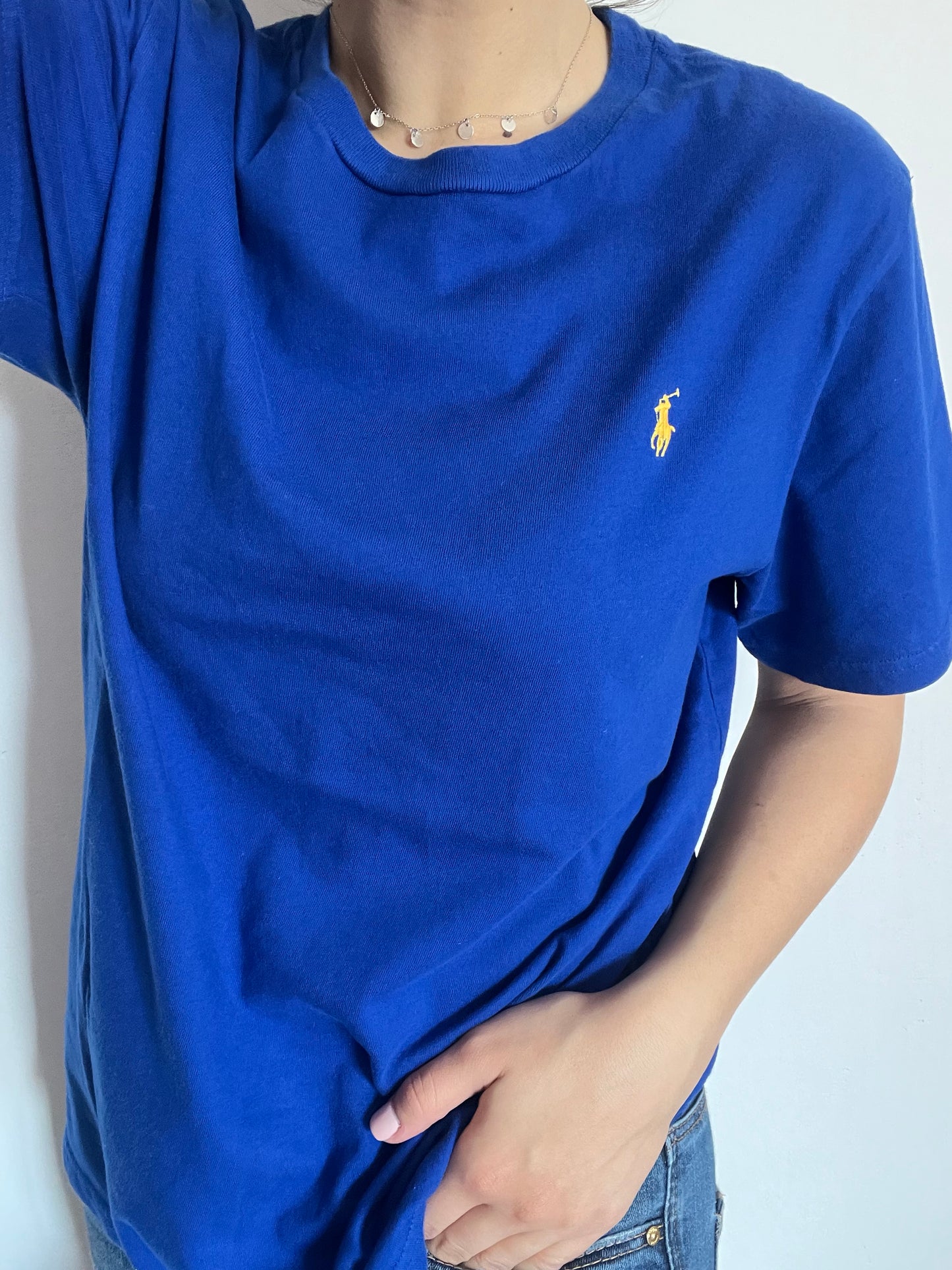 T-Shirt Ralph Lauren blu taglia XL