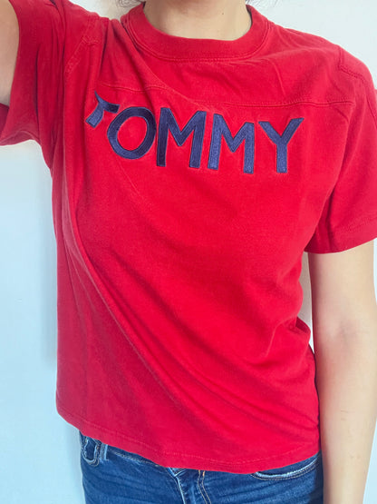 T-Shirt Tommy Hilfiger rossa taglia S