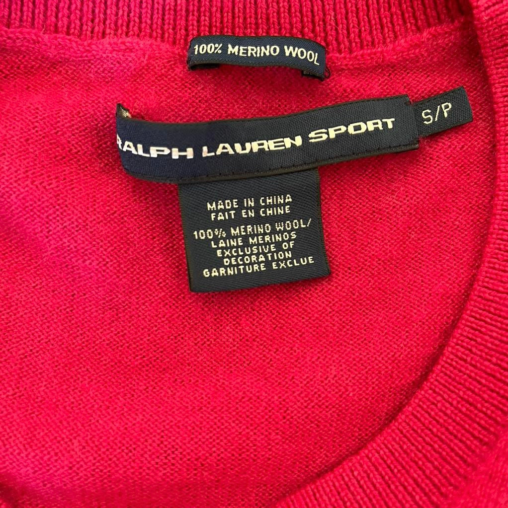 Maglione Ralph Lauren Oxford fucsia taglia S