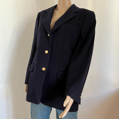 Giacca Blazer Burberry blu taglia M