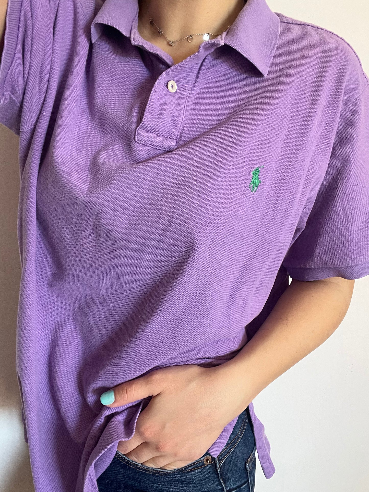 Polo Ralph Lauren viola taglia 3XL