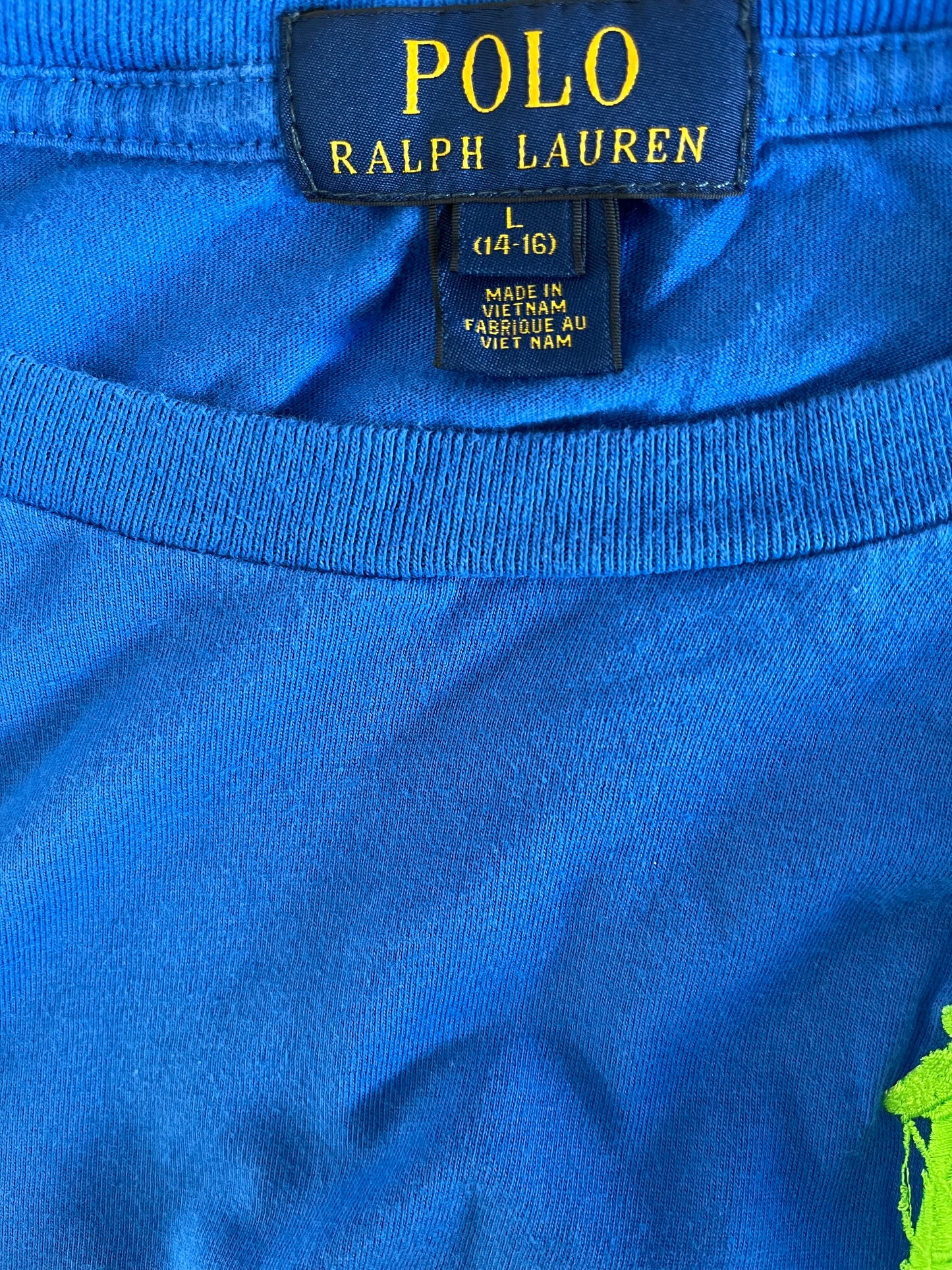 T-Shirt Ralph Lauren blu taglia L