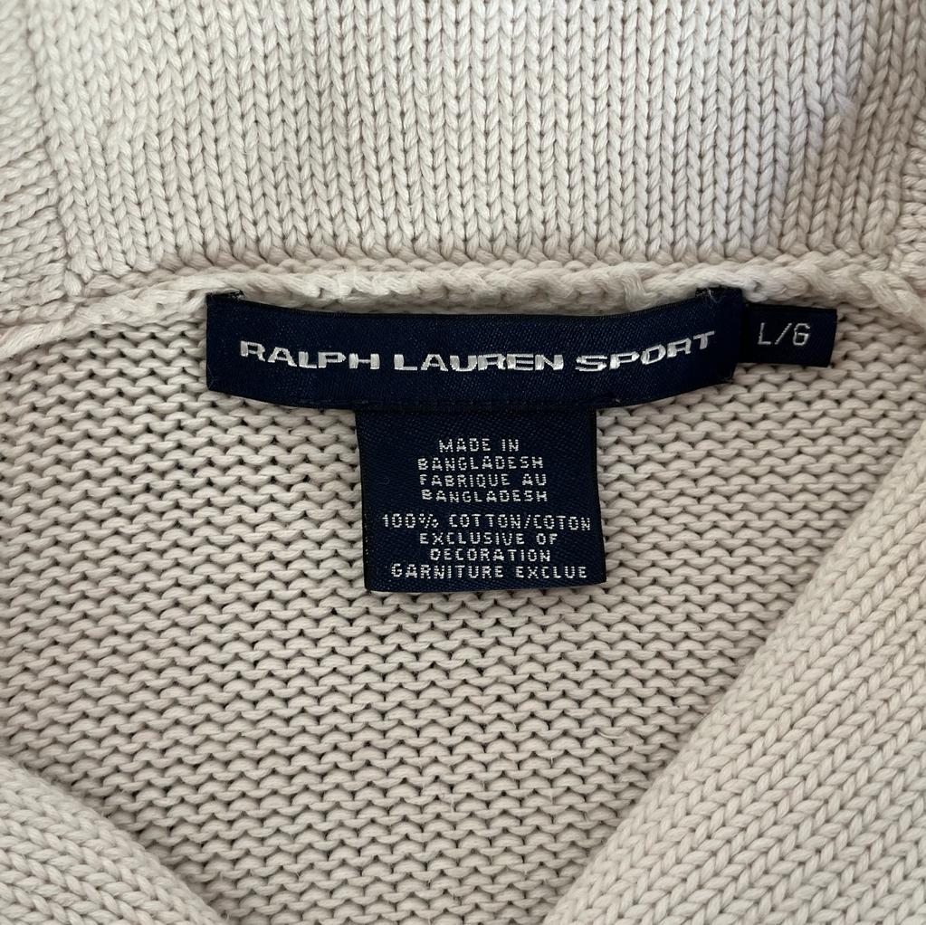 Maglione Ralph Lauren bianco taglia L