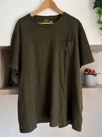 T-Shirt Ralph Lauren verde taglia 4XL