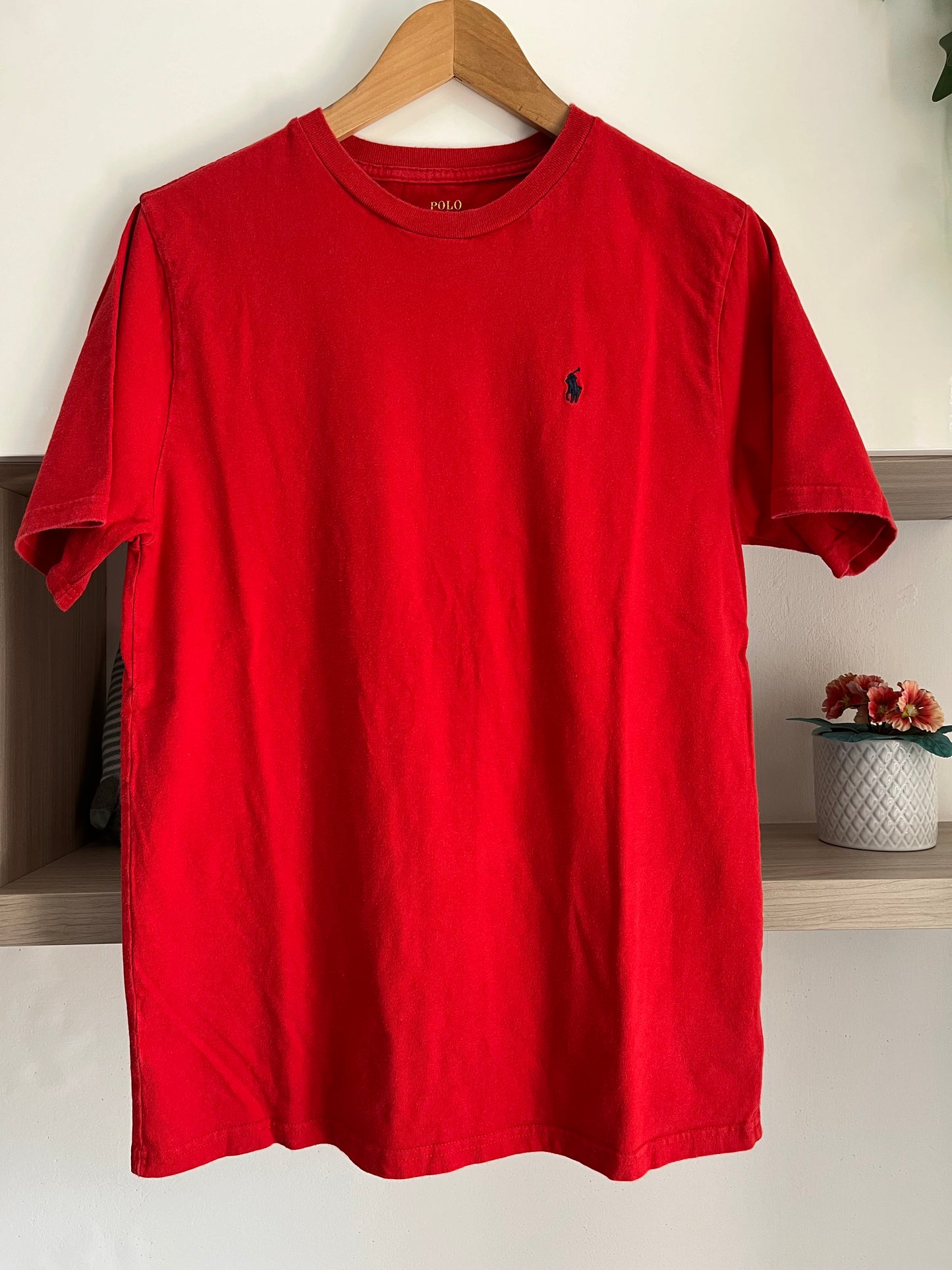 T-Shirt Ralph Lauren rossa taglia XL