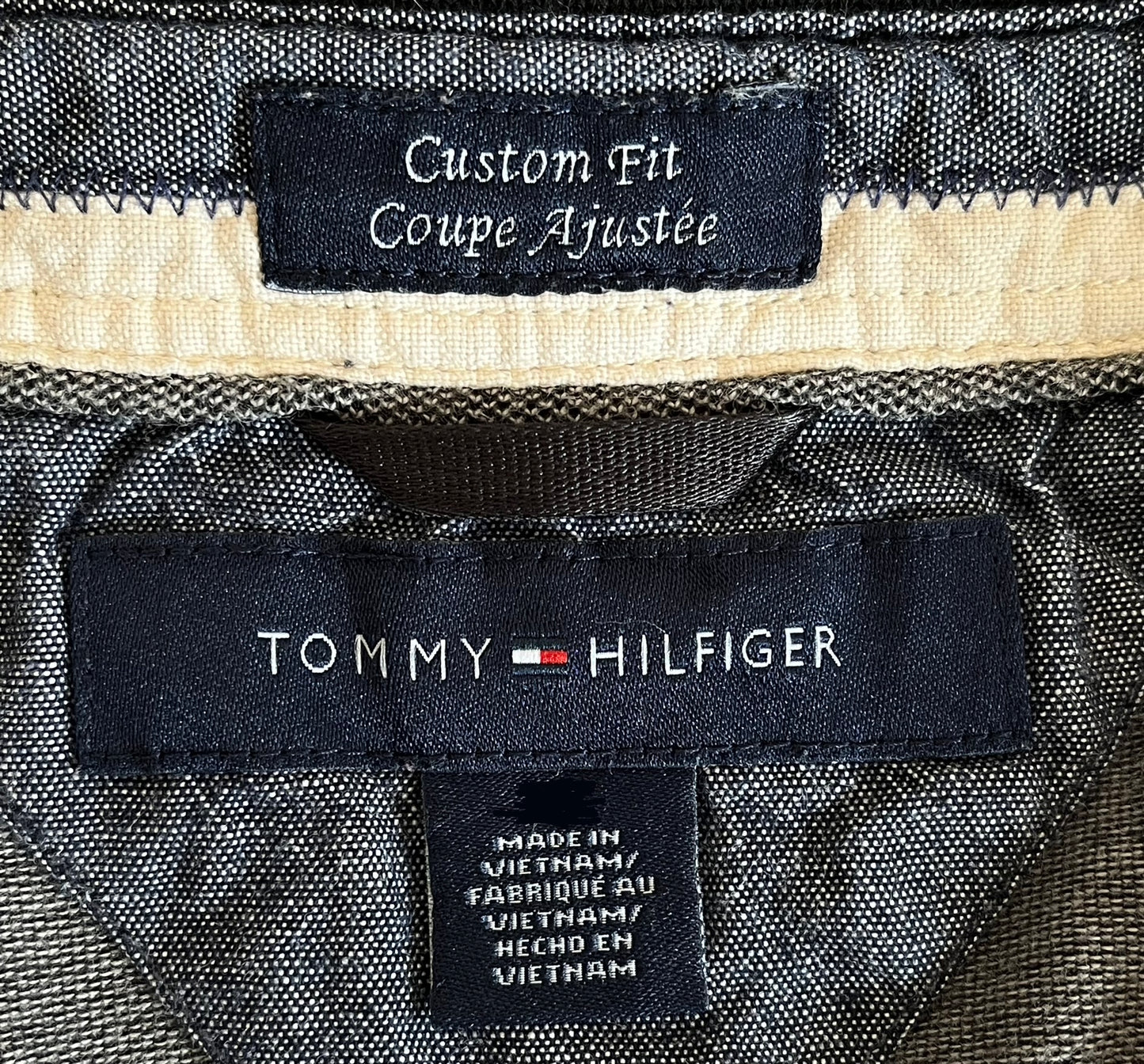 Polo Tommy Hilfiger grigia taglia XL
