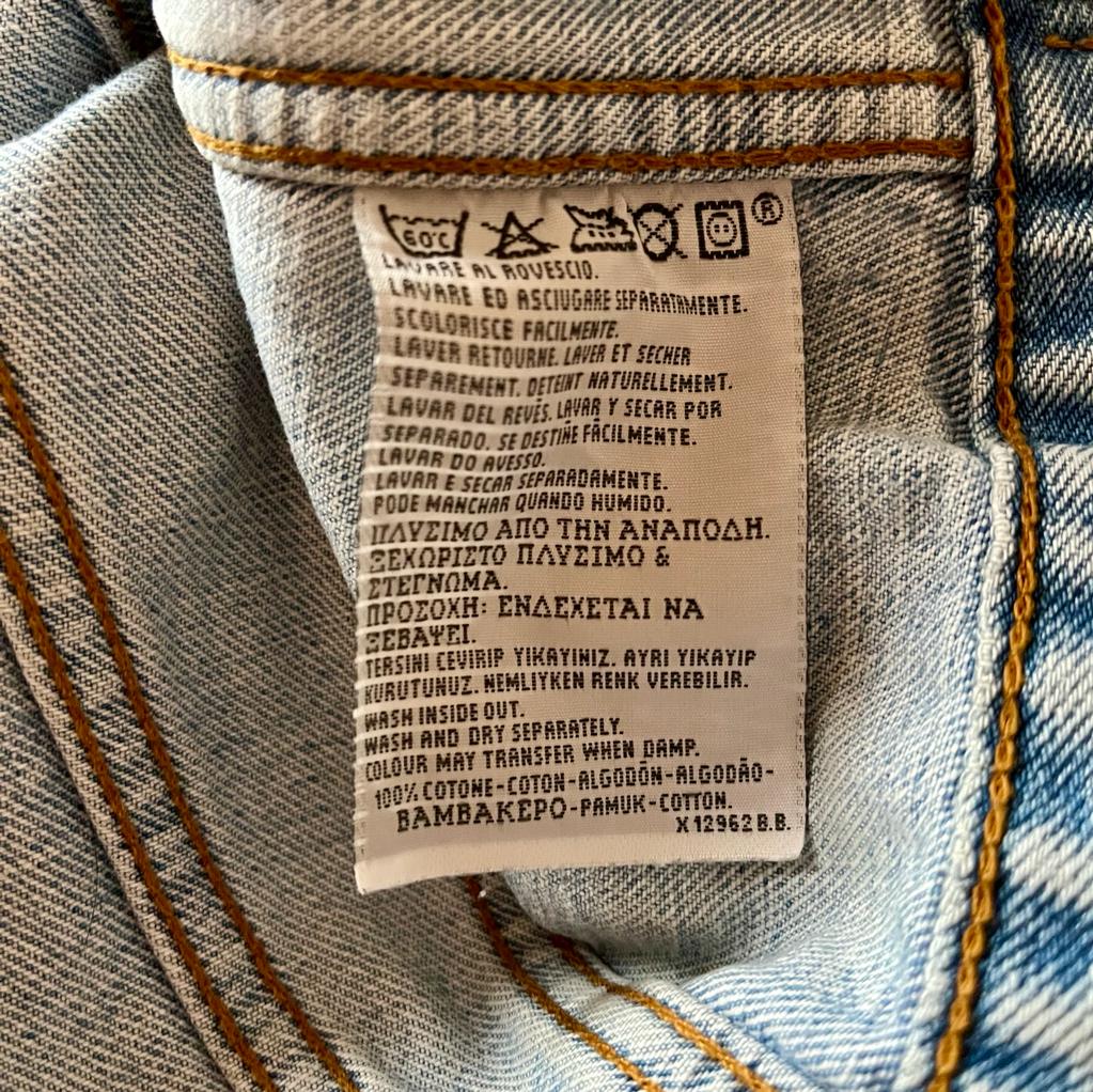 Giacca in Jeans Levi’s x Louis Vuitton taglia XS/S custom