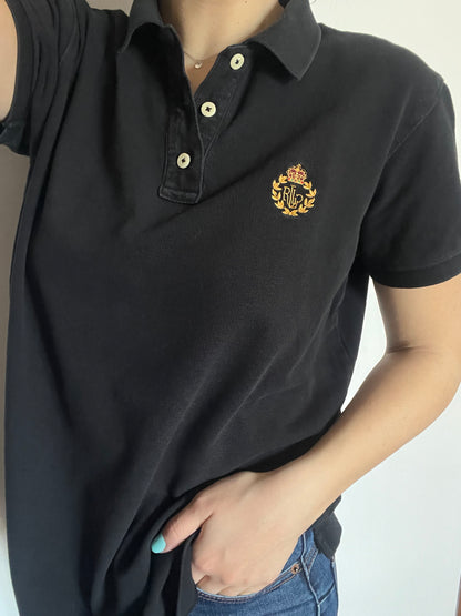 Polo Ralph Lauren nera taglia XL