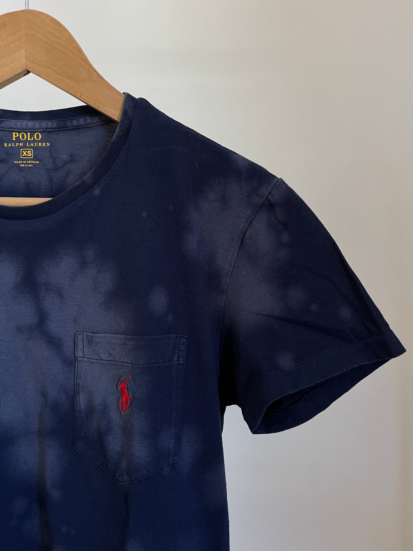 T-Shirt Ralph Lauren blu taglia XS