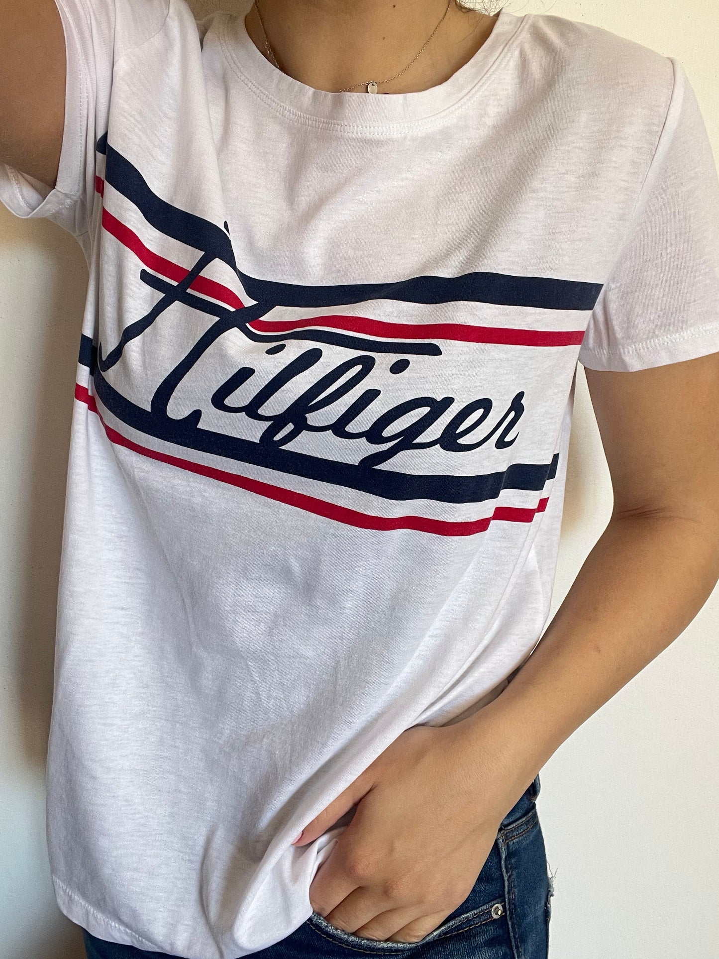 T-Shirt Tommy Hilfiger bianca taglia S