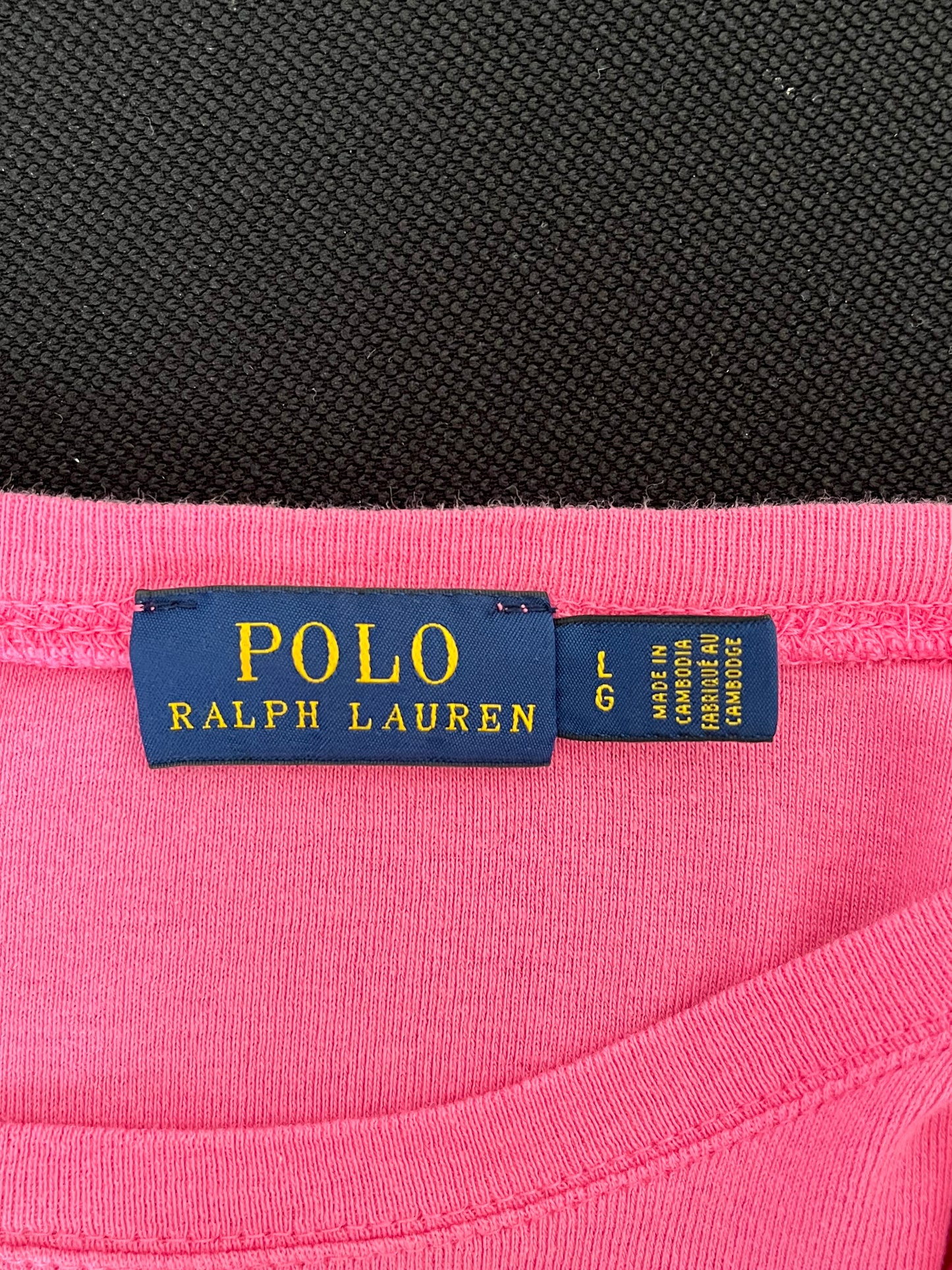 T-Shirt Ralph Lauren rosa taglia L